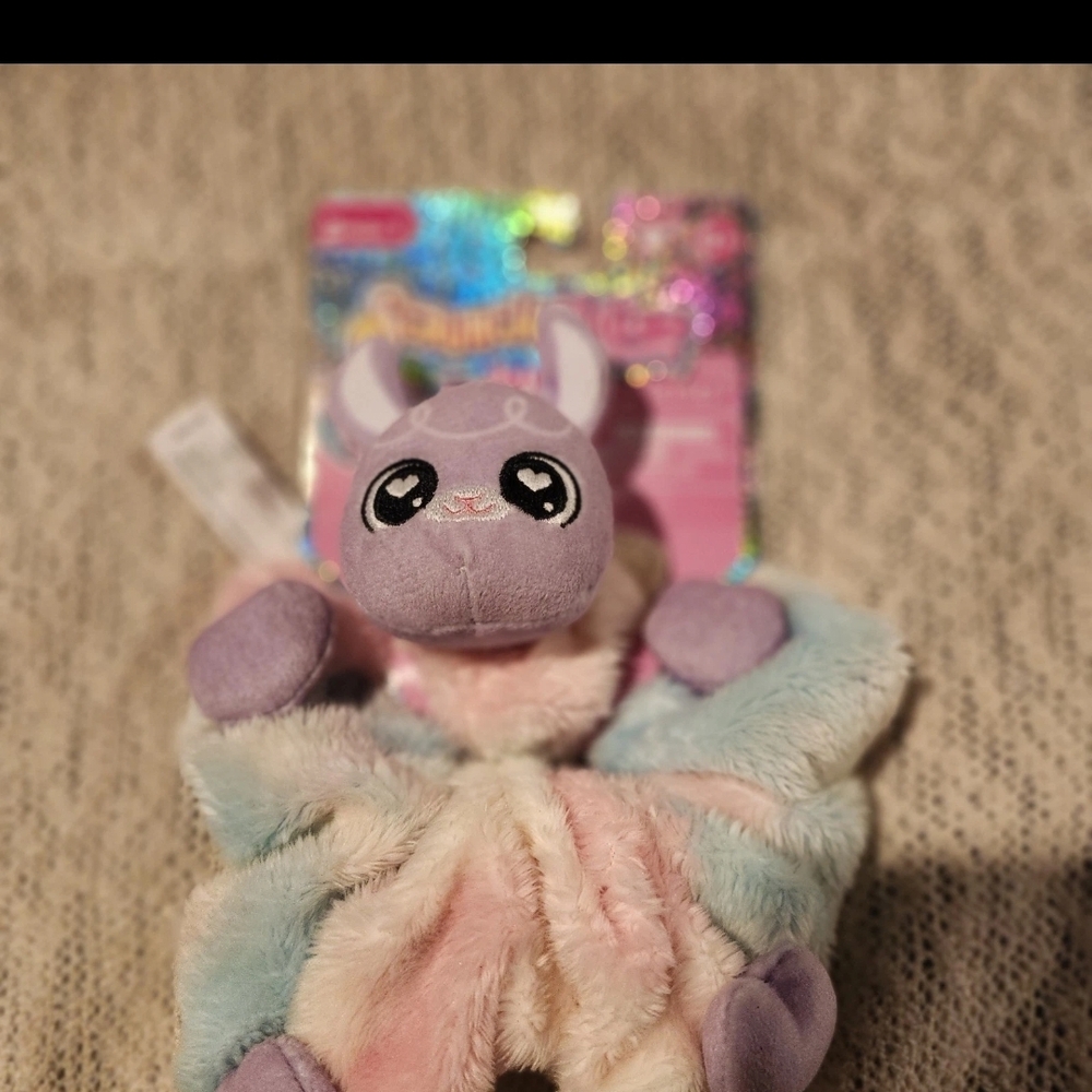Charming Plush Hair Scunchie- Pastel Delight
